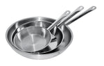Poêle à frire en acier inox ø28 3,1 L — Combisteel 7501.0100