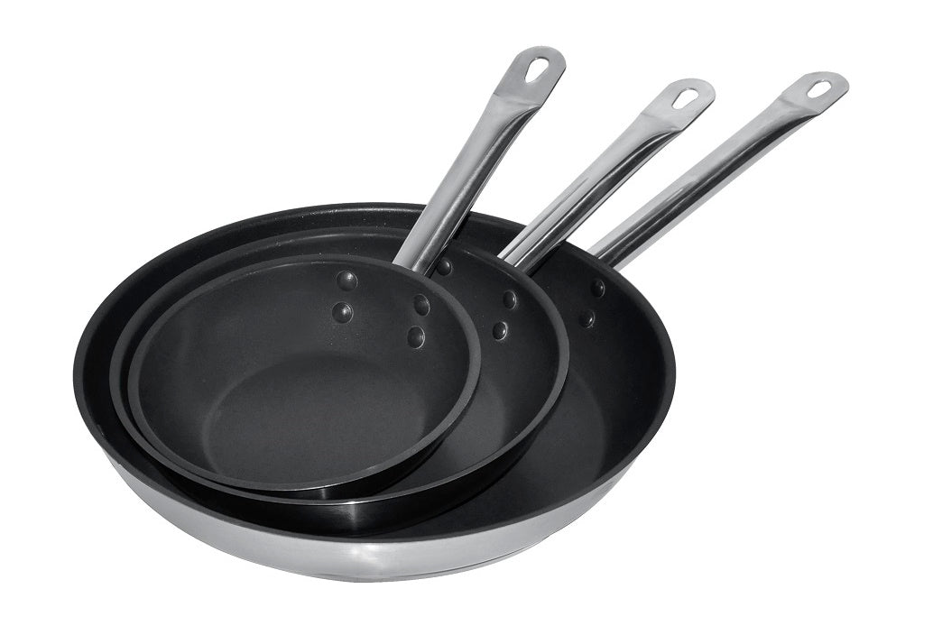 Poêle à frire avec revêtement antiadhesif ø24 2,3 L — Combisteel 7501.0105