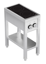 Cuisinière à induction 2 zones avec essous ouvert — Combisteel 7505.0030