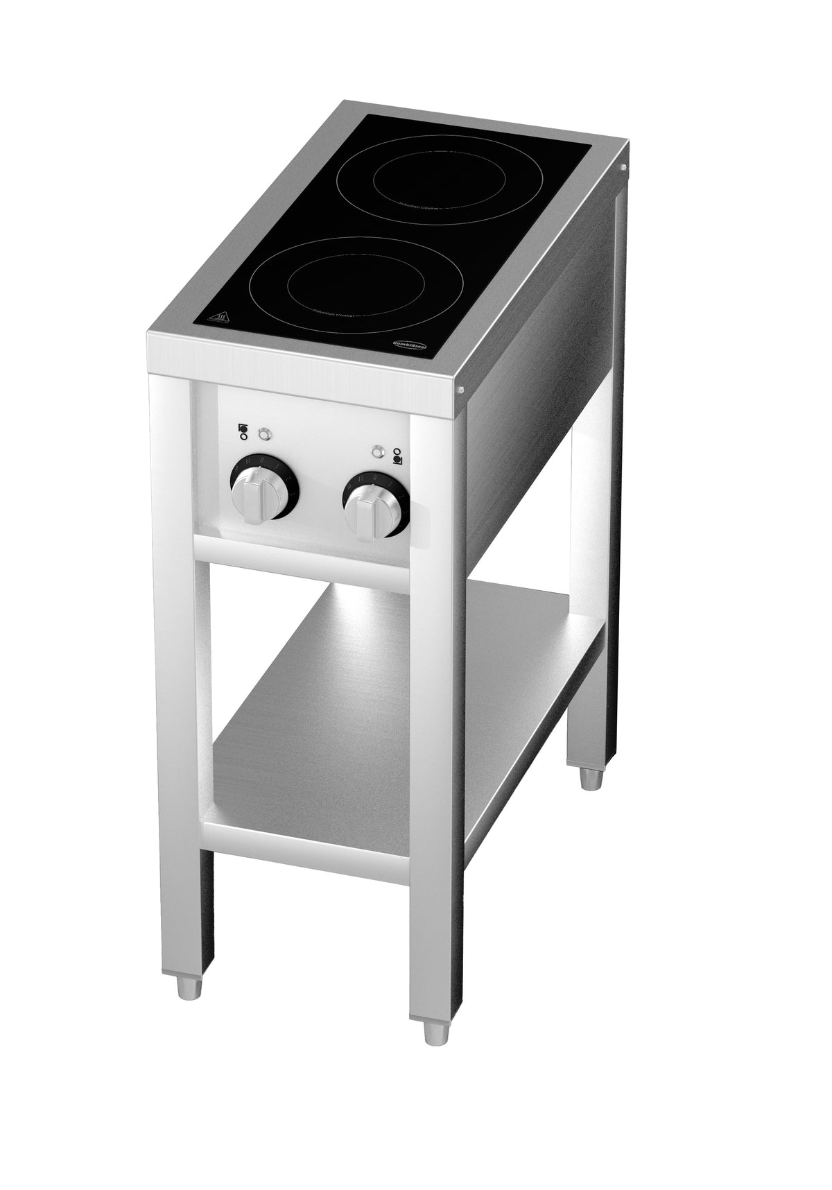 Cuisinière à induction 2 zones avec essous ouvert — Combisteel 7505.0030