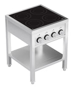 Cuisinière à induction 4 zones avec essous ouvert — Combisteel 7505.0035