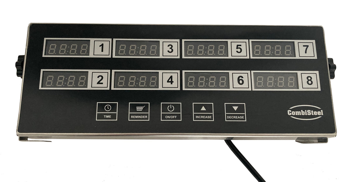 Minuterie de cuisine numérique 8 canaux dkt-8 — Combisteel 7517.0015