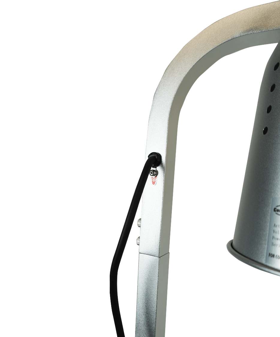 Lampe chauffant argent — Combisteel 7518.0175