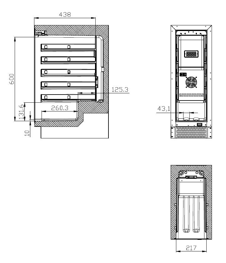 Rafraîchisseurs à vin 50 L single zone — Combisteel 7525.0015
