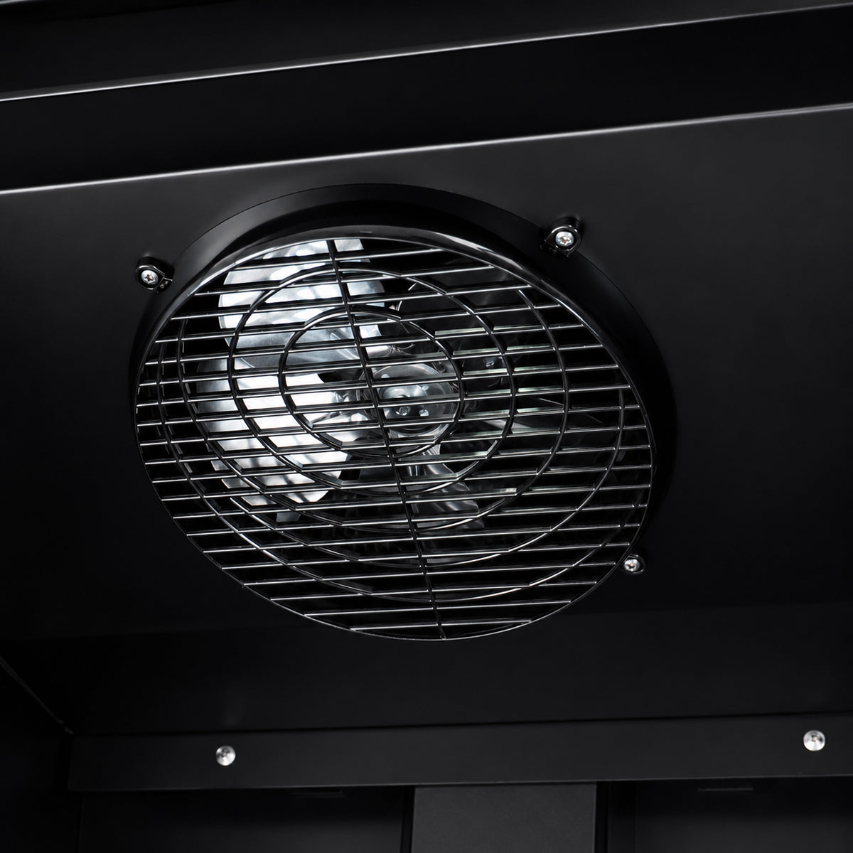 Réfrigérateur 1 porte en verre noir — Combisteel 7526.0005