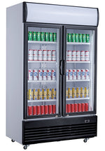 Réfrigérateur 2 portes en verre 800 L — Combisteel 7527.0100