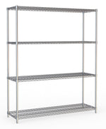 Étagères 4 levels 1500 démontable — Combisteel 7530.0015