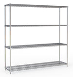 Étagères 4 levels 1800 démontable — Combisteel 7530.0020