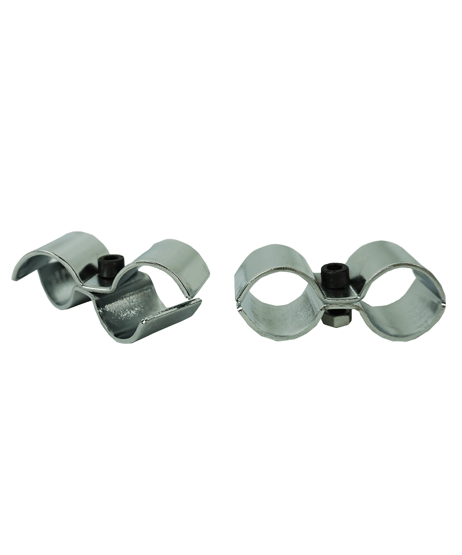 Jeu de 2 supports de connexion chrome pour 7530.0005-0010-0015-0020 — Combisteel 7530.9000