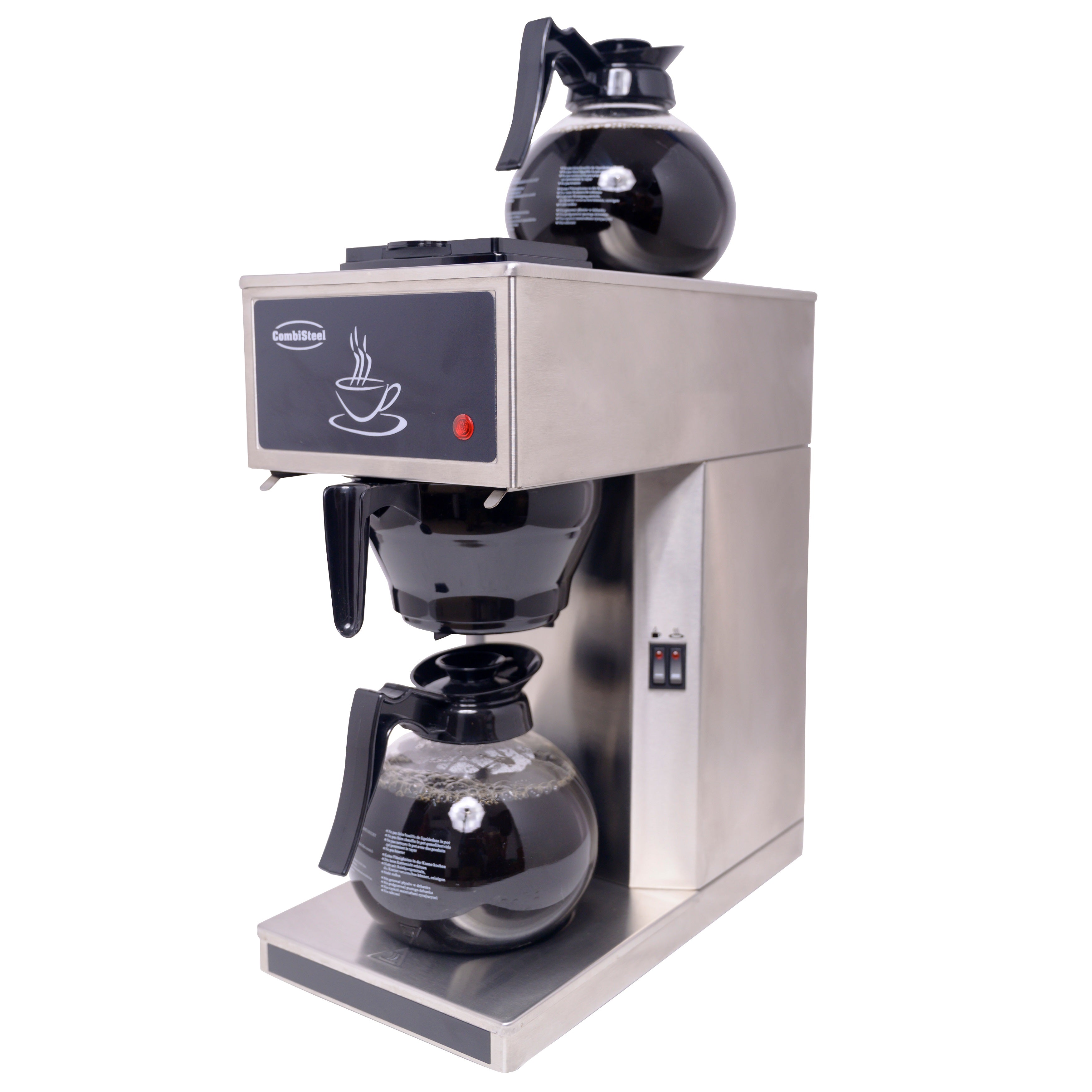 Machine de café incl. 2 carafe en verre 1.8 L — Combisteel 7535.0010