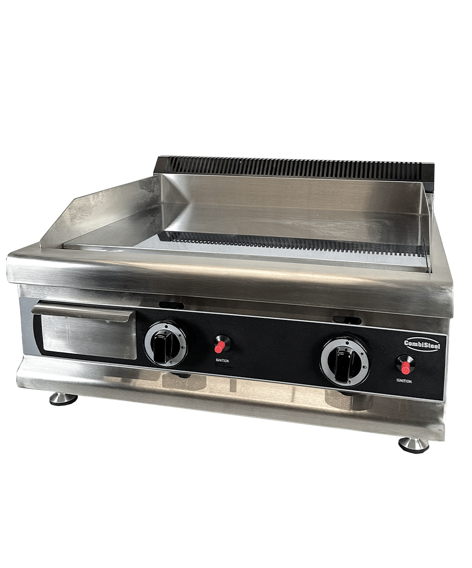 Plaque grille à gaz chrome 800 propane — Combisteel 7539.0040
