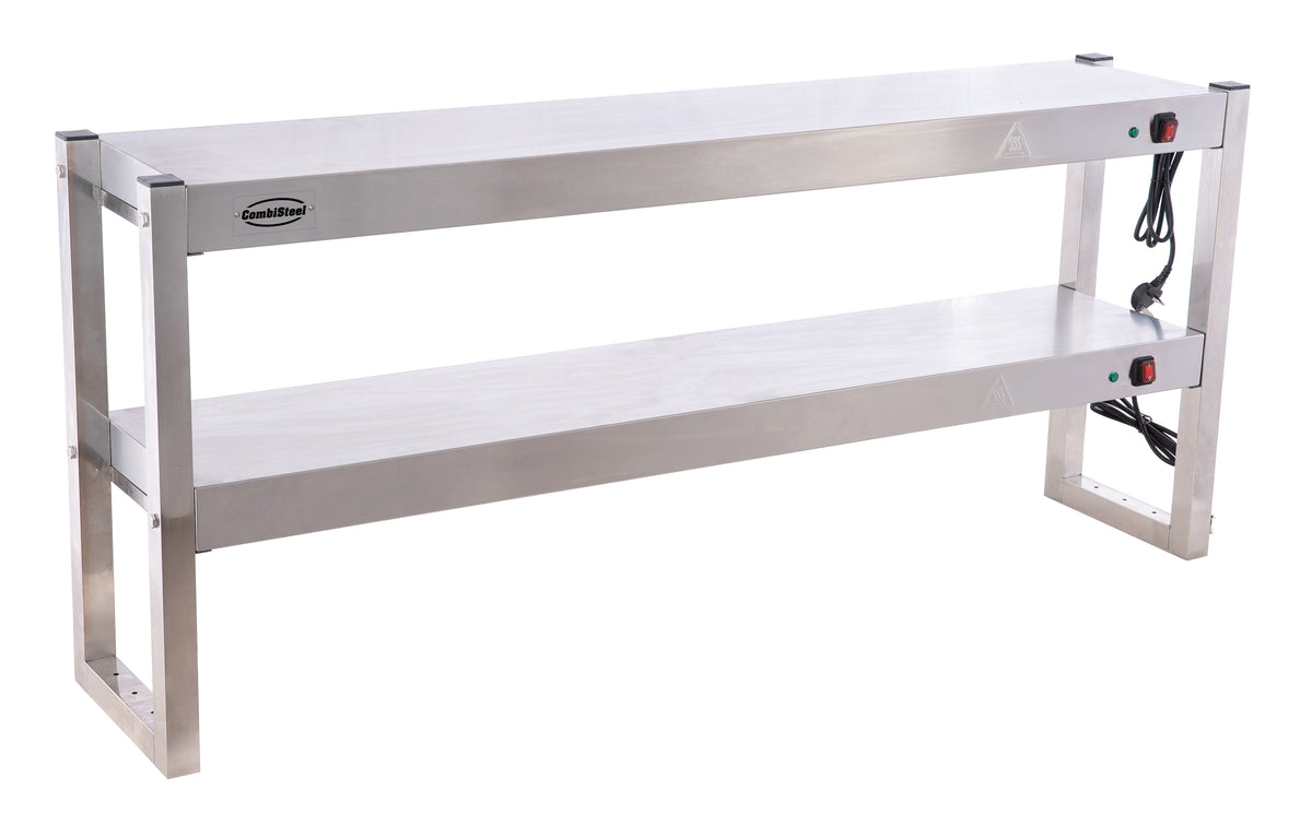 Étagère chauffante en halogene 2 niveaux 1500 démontable — Combisteel 7539.0055