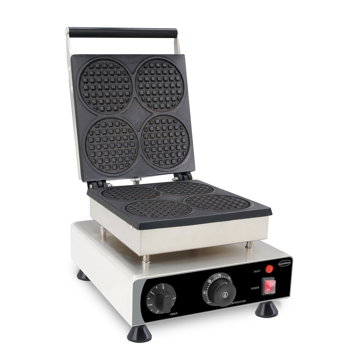 Gaufrier 4pcs gaufres rondes — Combisteel 7540.0080
