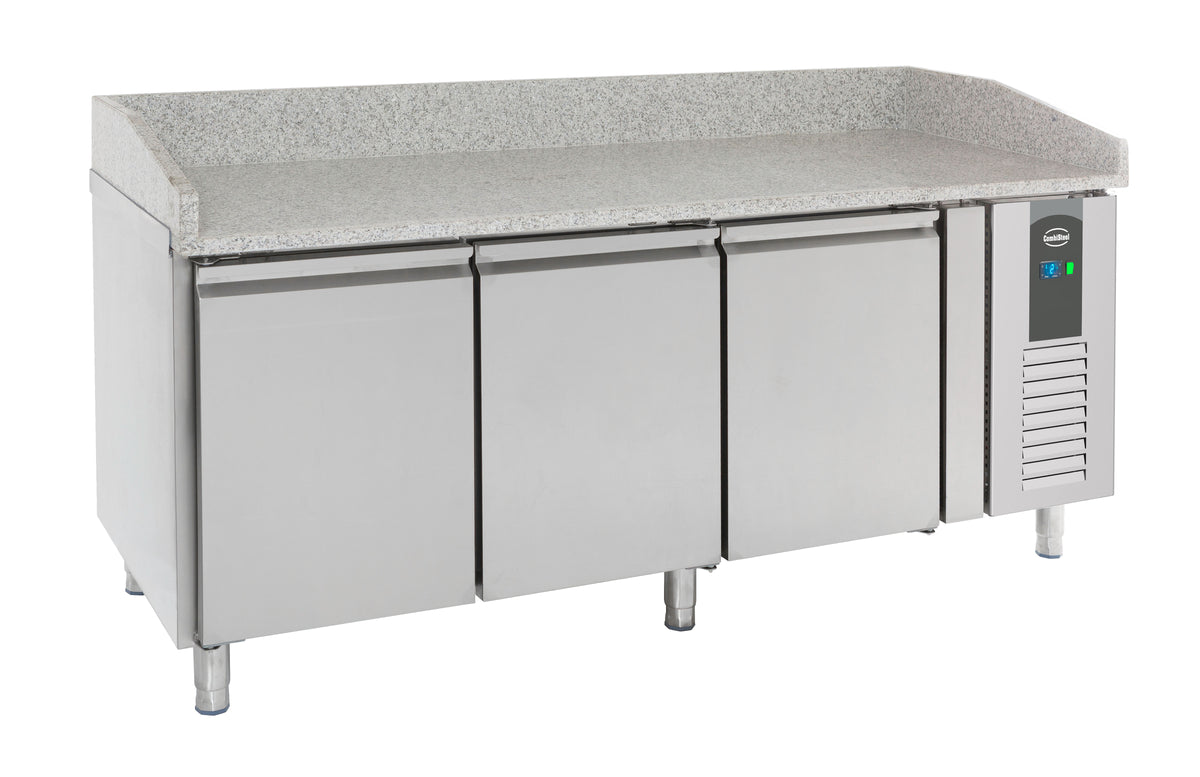 Table prép pour pizza 3 portes — Combisteel 7950.0044