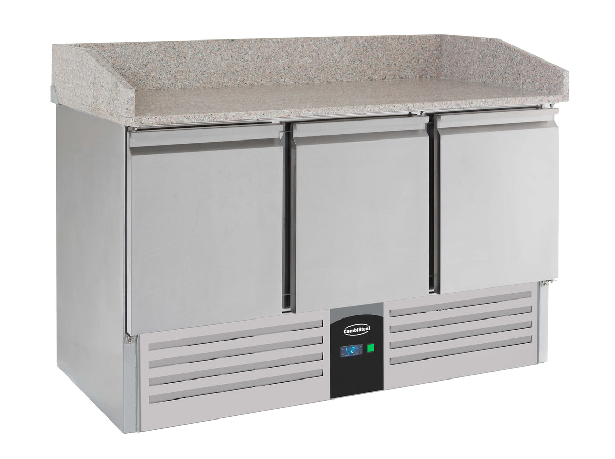 Table prép pour pizza 3 portes — Combisteel 7950.0060