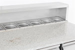 Table prép pour pizza 3 portes — Combisteel 7950.0065
