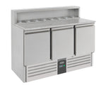 Table prép pour pizza 3 portes — Combisteel 7950.0065