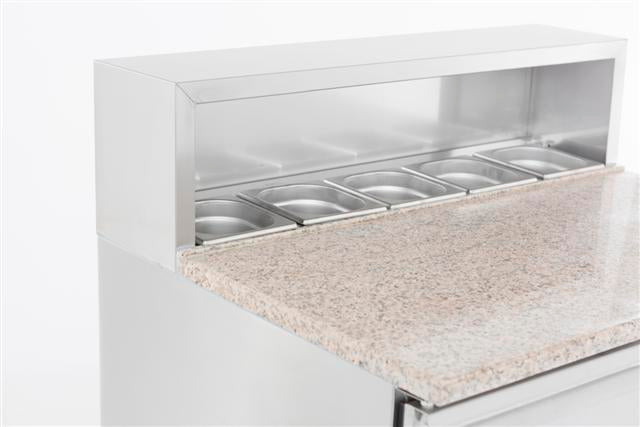 Table prép pour pizza 2 türen — Combisteel 7950.0070