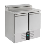 Saladette réfrigérée 2 portes 5x1/6gn récipient — Combisteel 7950.0095