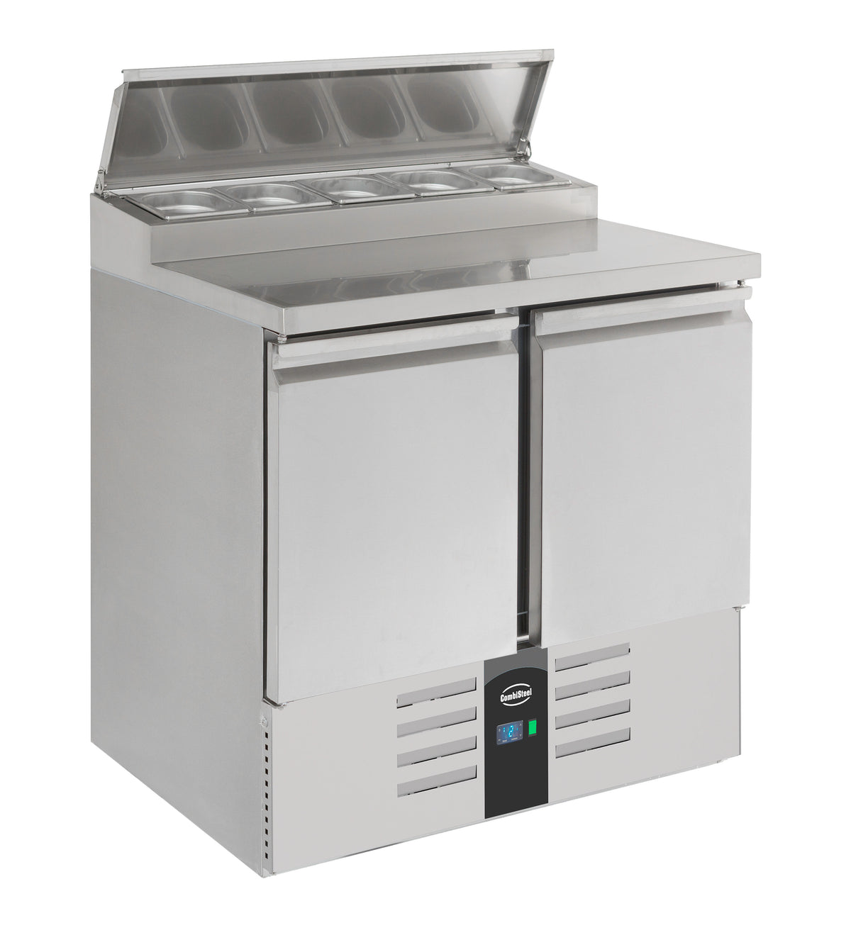 Saladette réfrigérée 2 portes 5x1/6gn récipient — Combisteel 7950.0095