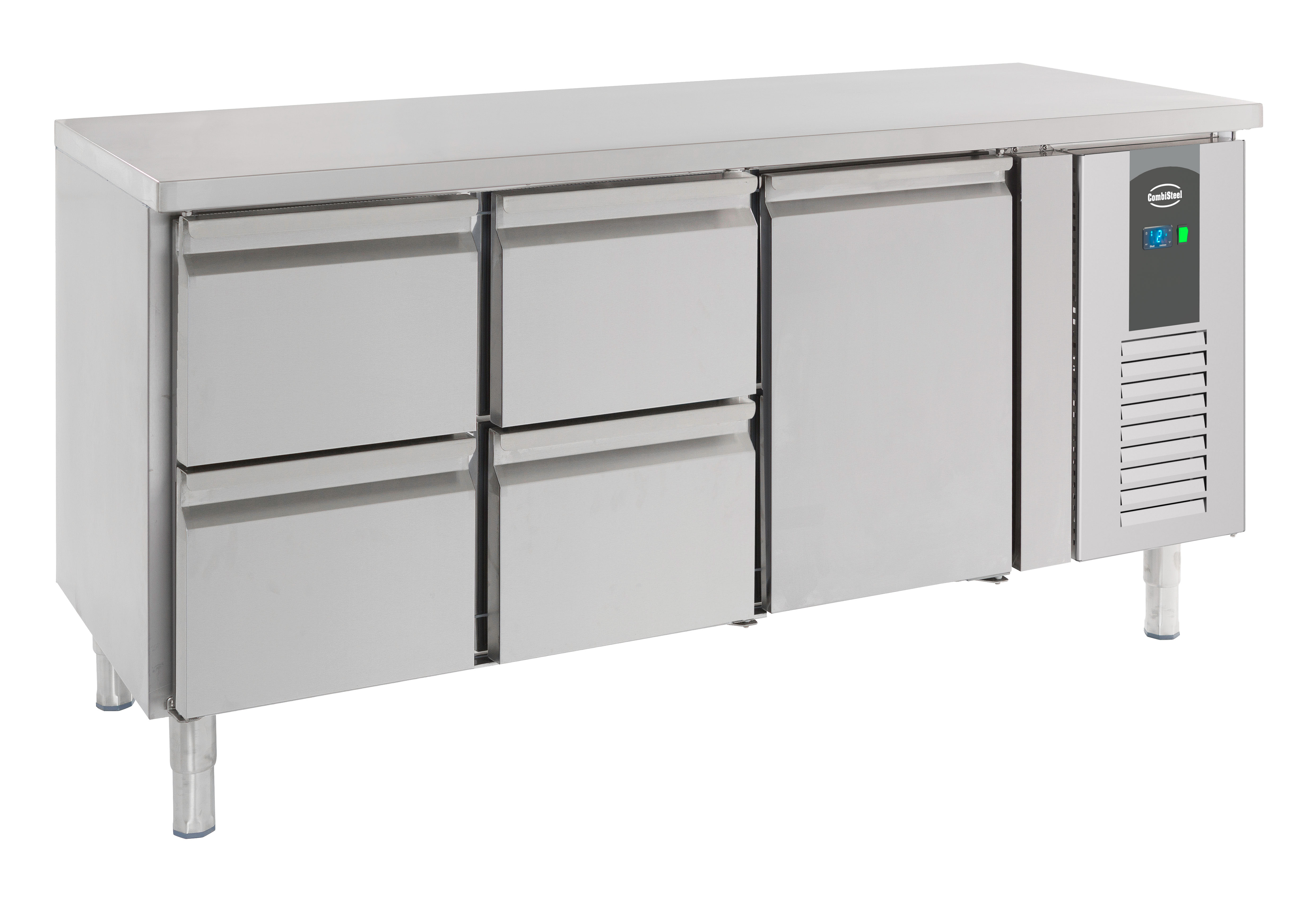 700 table réfrigérée 1 porte et 4 tiroirs — Combisteel 7950.0215