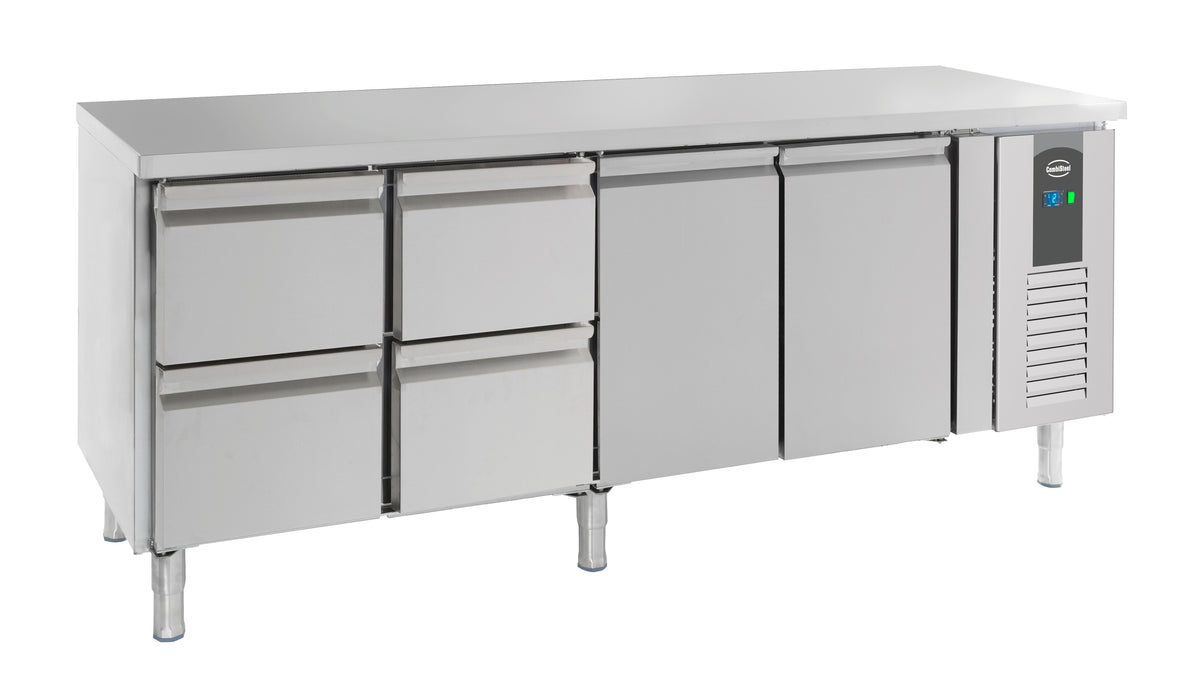 700 table réfrigérée 2 portes et 4 tiroirs — Combisteel 7950.0220