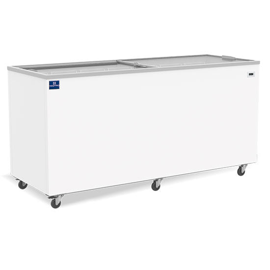 582 (490) liter dressoirvrieskast met glazen schuifdeksels, -14°/-24°C BCZ0012/S 