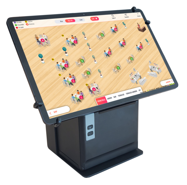 PACK 10'' COMPACT Kassa Restaurant Horeca met installatie