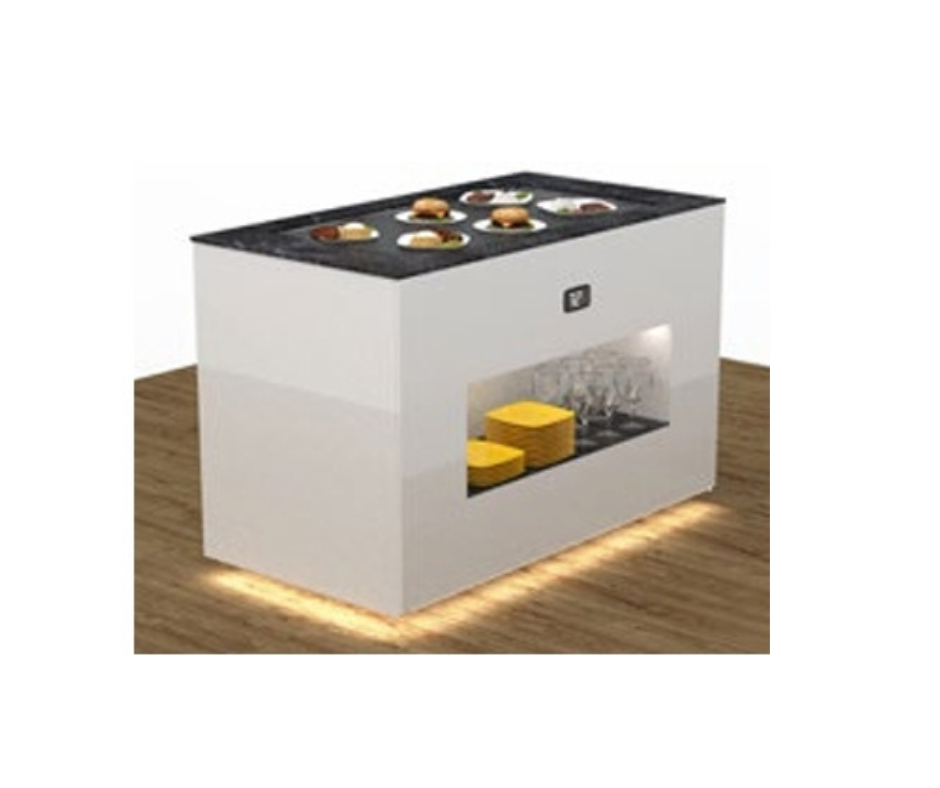 ACCESSOIRES POUR BUFFETS : MODULE DE BUFFET AVEC SOCLE ÉCLAIRÉ