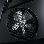 Réfrigérateur 3 portes en verre noir jde-1530r bl — Combisteel 7455.2235