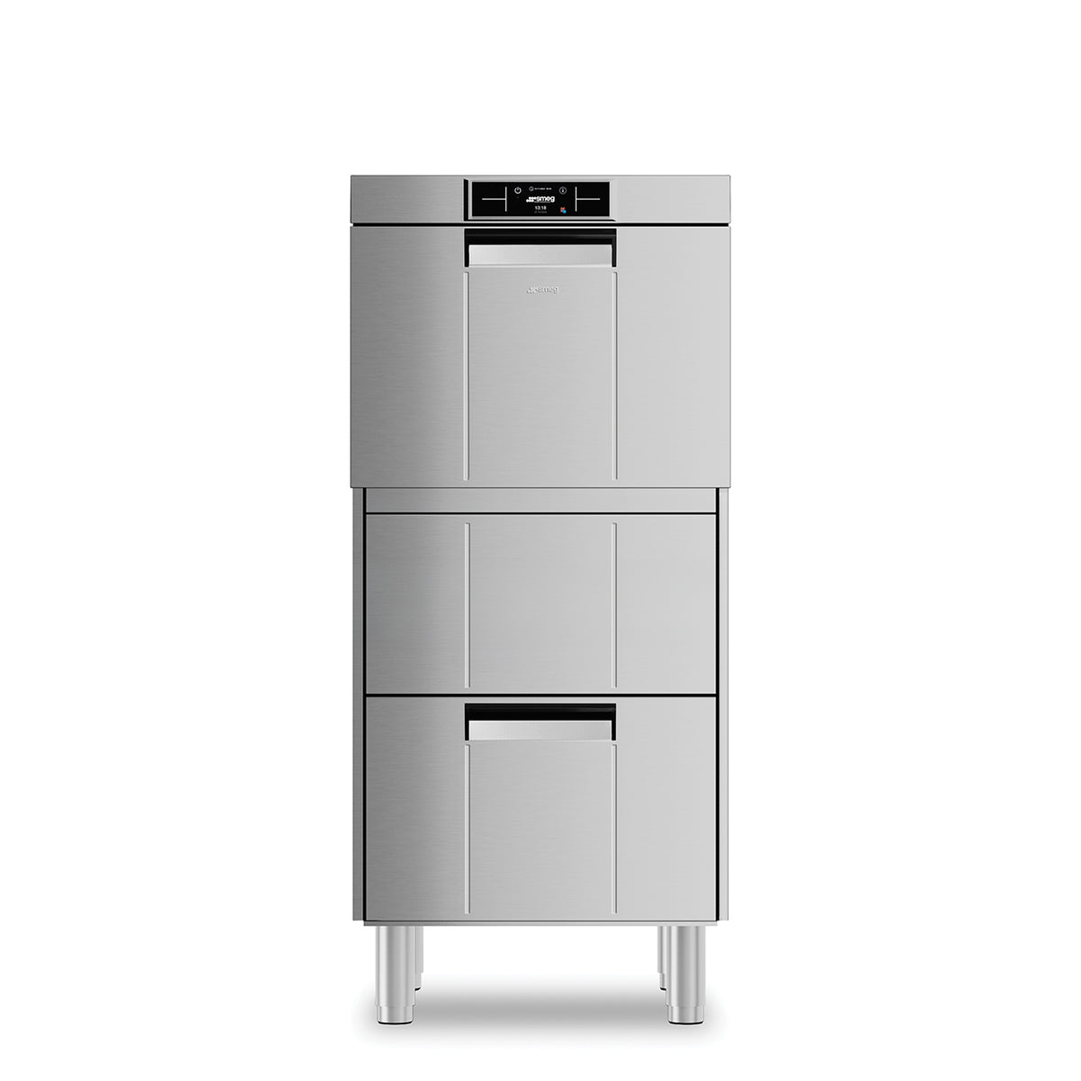 Lave-vaisselle rehaussé 500x500 600x400 Adoucisseur Pura – SMEG SPF526S