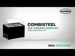 Vitrine à creme glacée java noir 8x5 L — Combisteel 7472.0129