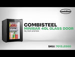 Minibar 40 L porte en verre peltier system — Combisteel 7013.2560