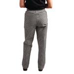 Pantalon de cuisine Whites Easyfit à petits carreaux noirs XS — A026T-XS