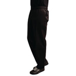 Pantalon de cuisine mixte traité au Teflon Easyfit noir L — A029T-L