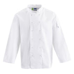 Veste de cuisine mixte Whites Vegas manches longues blanche S — A134-S