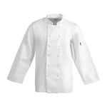 Veste de cuisine mixte Whites Vegas manches longues blanche XXL — A134-XXL