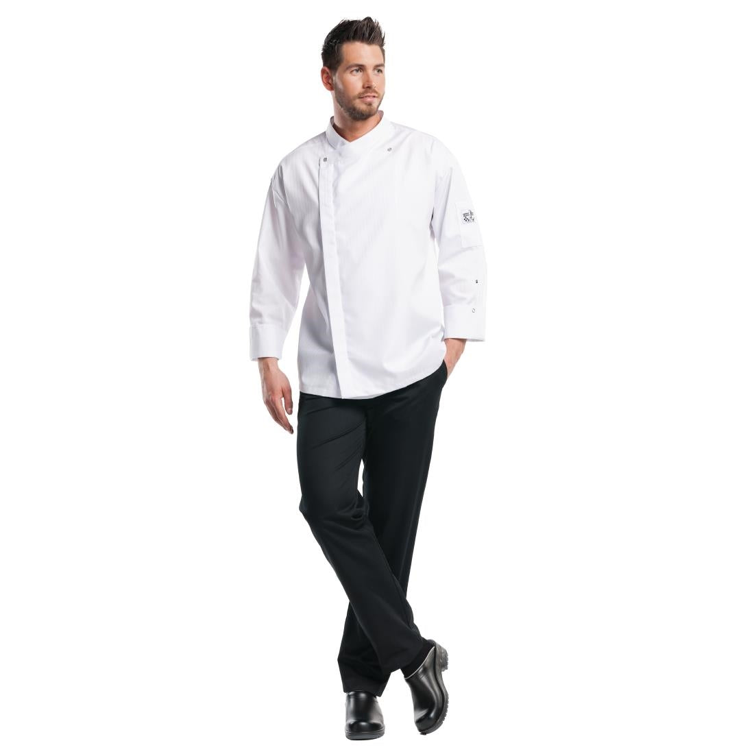 Pantalon de cuisine mixte Chaud Devant Nero noir 36 — A138-44
