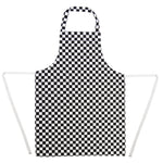 Tablier bavette Whites carreaux noirs et blancs — A275