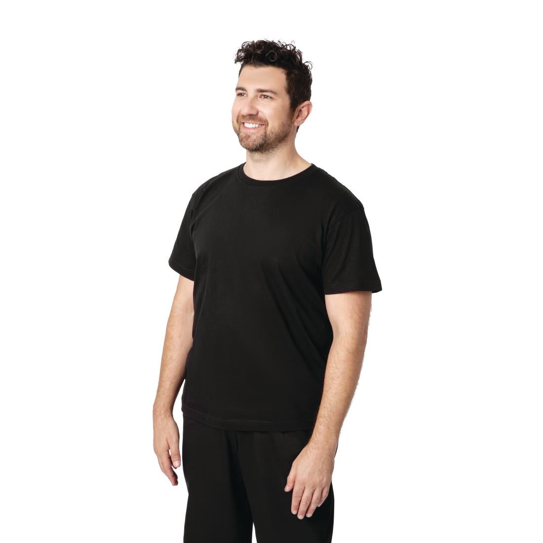 T-shirt mixte noir L — A295-L