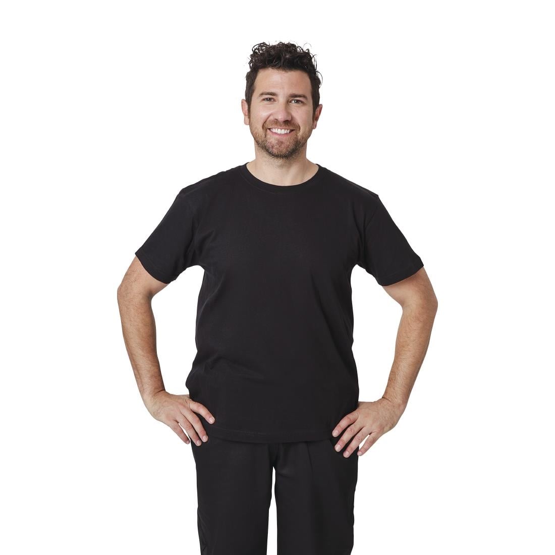 T-shirt mixte noir M — A295-M