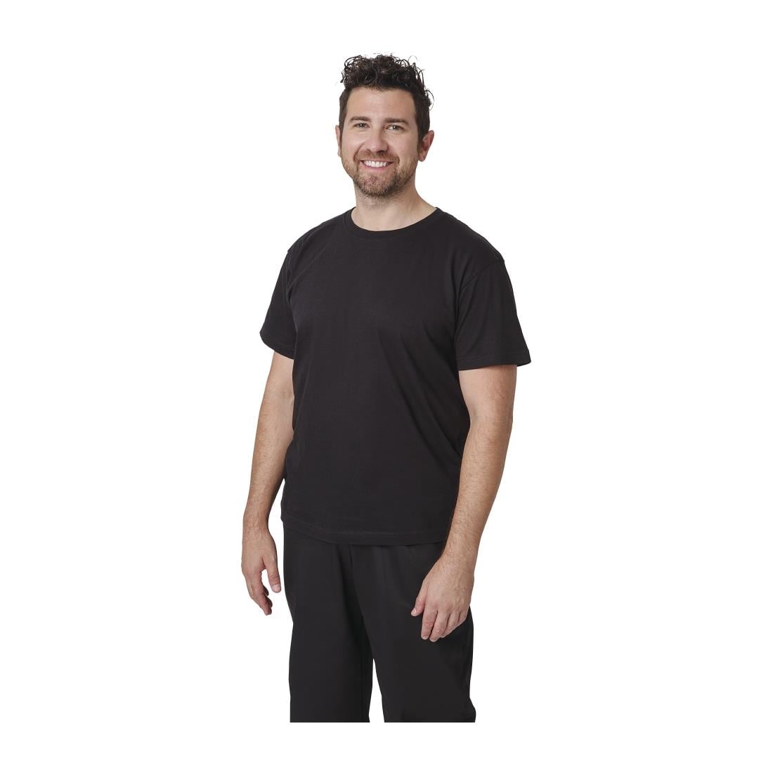 T-shirt mixte noir L — A295-L