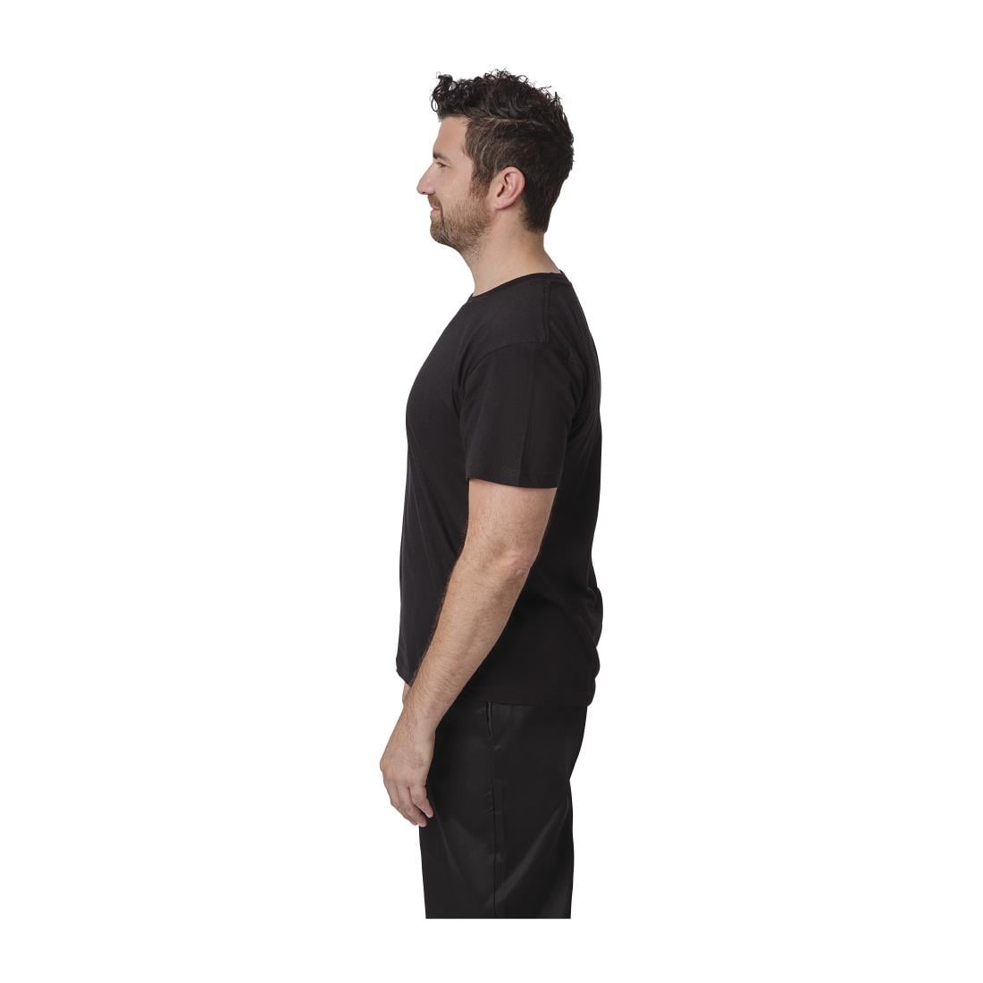T-shirt mixte noir XL — A295-XL