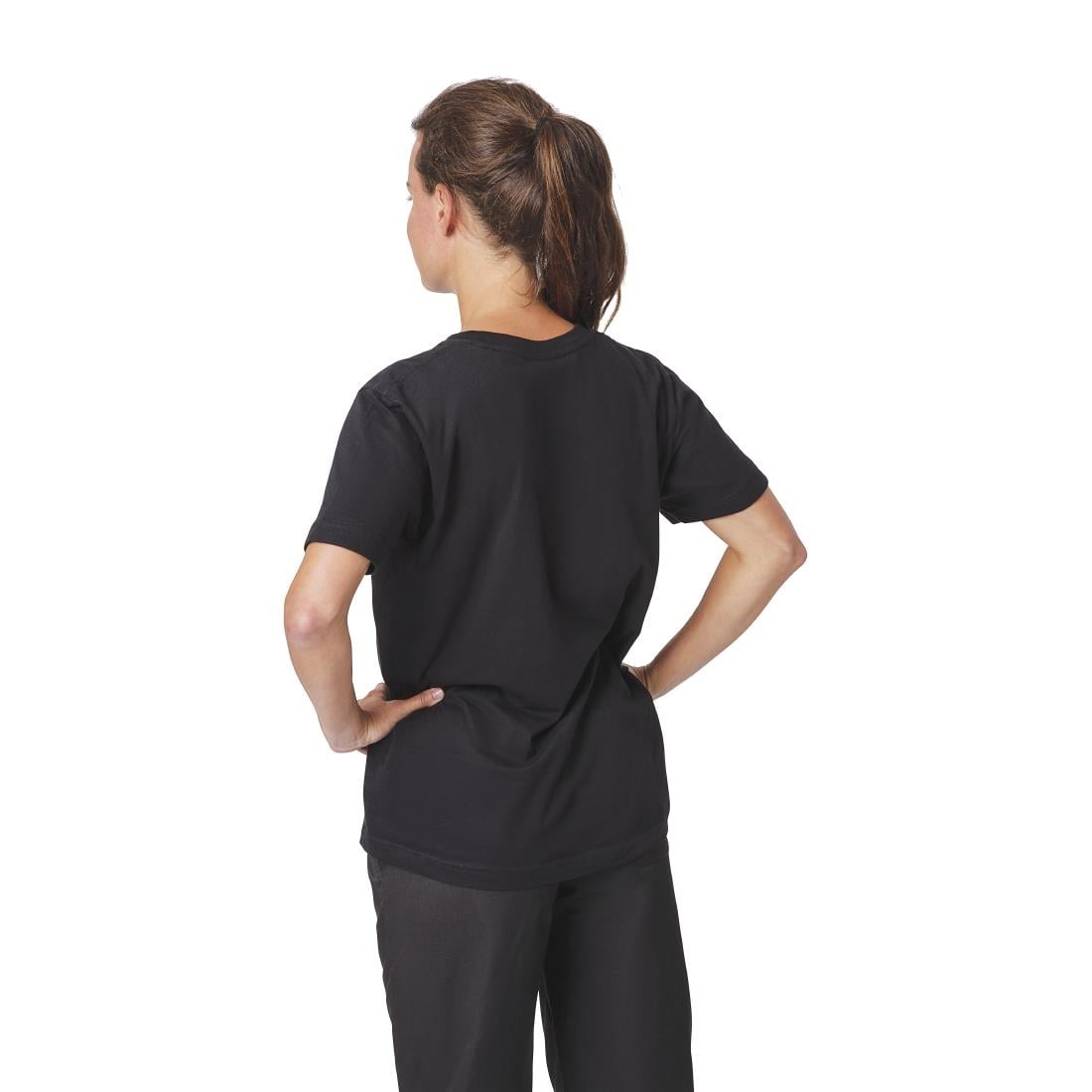 T-shirt mixte noir M — A295-M