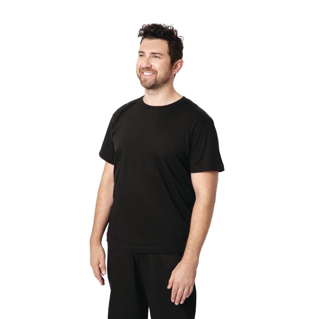 T-shirt mixte noir M — A295-M