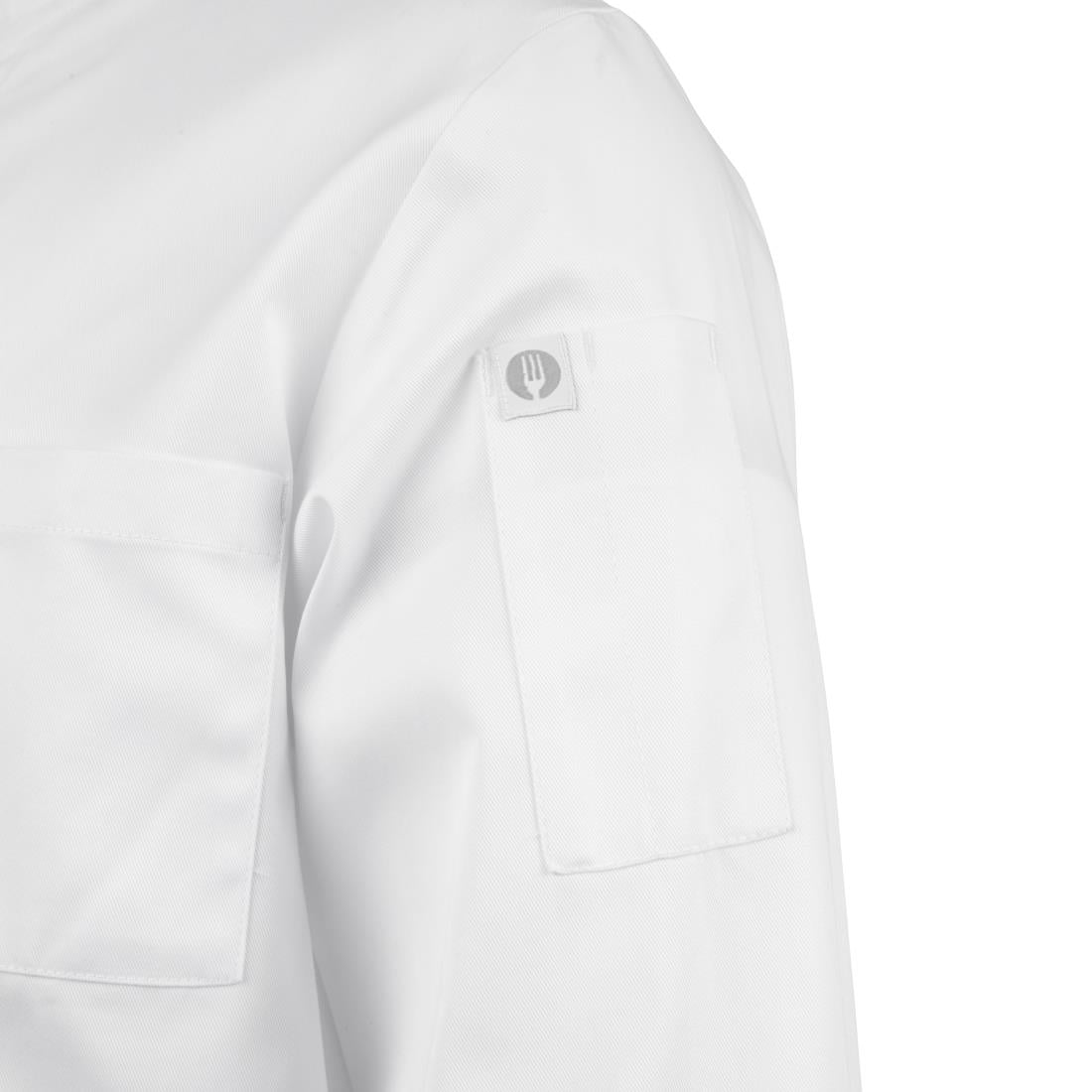 Veste de cuisine mixte Le Mans Chef Works blanche S — A371-S