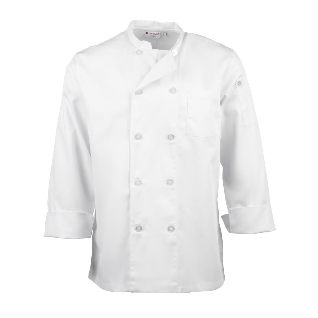 Veste de cuisine mixte Le Mans Chef Works blanche L — A371-L