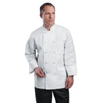 Veste de cuisine mixte Le Mans Chef Works blanche L — A371-L