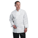 Veste de cuisine mixte Le Mans Chef Works blanche M — A371-M