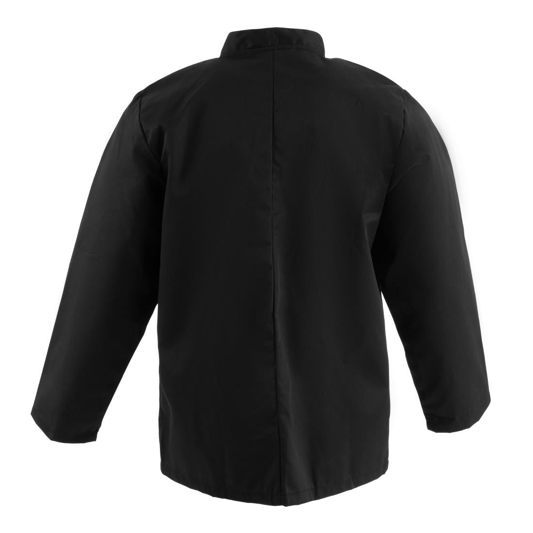 Veste de cuisine mixte Whites Vegas manches longues noire L — A438-L